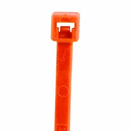 BSC PREFERRED 11'' 50# Fluorescent Red Cable Ties, 1000PK S-2154FR